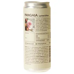 Напій слабоалкогольний Pangaia Lychee Rose 5% 0.33 л ж/б - мініатюра 5
