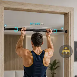 Турнік регульований Trex Sport TX-010PB 60-100см чорний - мініатюра 3