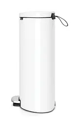 Бак для сміття Brabantia Pedal Bin Flat Back, 30 л, білий (485206) - мініатюра 2