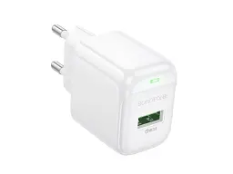 Блок живлення Borofone BAS42A Potential single-port QC3.0 charger (EU) White (6941991113789) - мініатюра 3