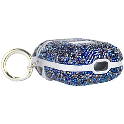 TPU чохол Bling World Rock Diamond для навушників AirPods 1/2 Синій - мініатюра 5
