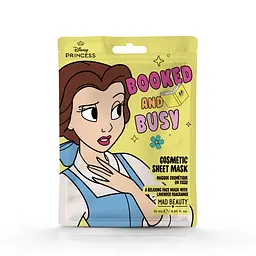 Тканинна косметична маска для обличчя Mad Beauty Принцеси Дісней Бель 25 мл