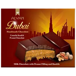 Дубайський шоколад Alyan Dubai Peanut з арахісовою пастою 100 г