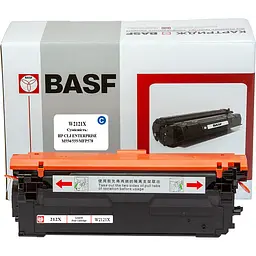 Картридж тон. BASF для HP CLJ M554/M555/M578 аналог W2121X Cyan (BASF-KT-W2121X)