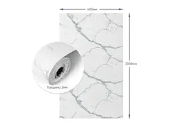 Самоклеюча PET плитка в рулоні STICKER WALL 600 * 3000 * 2мм SW-00001690 - мініатюра 4