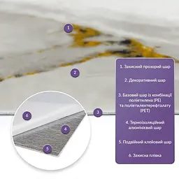 Самоклеюча стінова PET плитка Sticker Wall 600х300х2мм SW-00002332 - мініатюра 2