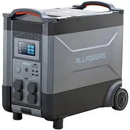 Портативна зарядна станція Allpowers R4000 LiFePO4, 3600 Вт/ч 4000 Вт (AP-SS-011-BLA-EU)