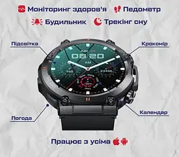 Годинник чоловічий наручний Smart Storm (Чорний) - мініатюра 10