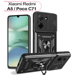 Чохол до мобільного телефона BeCover Military Xiaomi Redmi A5 / Poco C71 Black (713543) - мініатюра 2