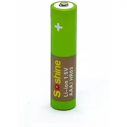 Акумулятор AAA Soshine 1.5V 730 mAh 1100 mWh / Батарейка акумуляторна (18882) - мініатюра 2