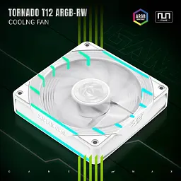 Вентилятор GameMax 120мм TORNADO T12 ARGB-RW - мініатюра 2