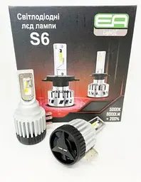 LED лампи автомобільні H15 радіатор кулер 8000Lm EA S6/CSP/32W/5000K/IP65/9-32V 2шт - мініатюра 2