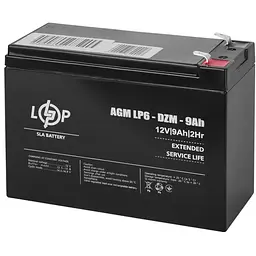 Акумулятор LogicPower LP 6-DZM-9 Ah тяговий свинцево-кислотний (LP12654) - мініатюра 4