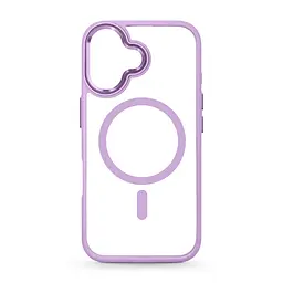 Чехол Apple iPhone 16, Unit MagSafe, розовый, прозрачный, магсейф, ударопрочный, магнитный, панель-накладка с поддержкой MagSafe, с поддержкой беспроводной зарядки, TPU+PC, защита всего корпуса, ударопрочный, ArmorStandart (ARM78725)
