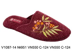 Капцi BELSTA р.39 кімнатні жін. арт.V1087-14 №951 VN550 С-124 VN550 С-124
