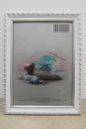 Фоторамка 13х18, біла зі срібним обрамленням, 1715-015-3S, Скло + Картон