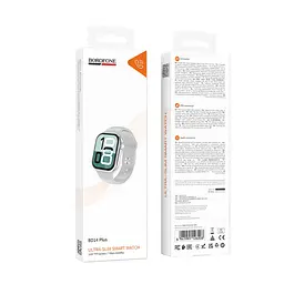 Смарт-годинник BOROFONE BD14 Plus 51mm. 200 mAh. IP54 Smart watch(call version) silver - мініатюра 2