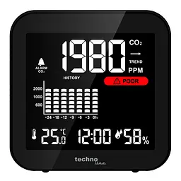 Метеостанція Technoline WL1025 Black (WL1025), Чорний - мініатюра 7