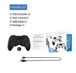Геймпад джойстик DoubleShock P913 Wireless PS4 Double Motor Vibration DUALSHOCK 4 Black - мініатюра 12