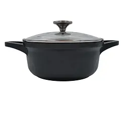 Кастрюля Pepper Tiger PR-2342-24 24 см 3.5 л черная