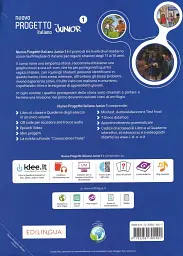 Progetto Italiano Junior Nuovo 1. Libro & Quaderno + audio + video (QR code) - мініатюра 2