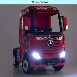 Дитячий електромобіль-вантажівка Bambi M 4208EBLR-4 Mercedes-Benz до 30 кг - мініатюра 5