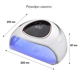 Лампа для манікюру SML K2 146 Вт 48led White - мініатюра 7