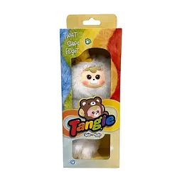 М'яка іграшка Tangle з кільцем diudiu baby Furry Bear Banana Milk (HWTANGLE02D01-WD03) - мініатюра 3