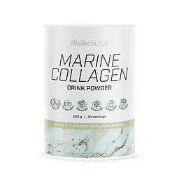 Морський колаген BioTech Marine Collagen, 240 грам - Зелений чай з лимоном
