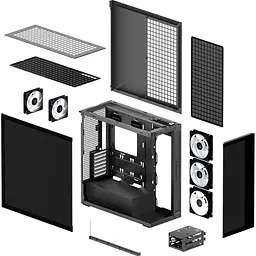 Корпус Arctic Xtender Mirror Black (ACPCC00018A) [143250] - мініатюра 8