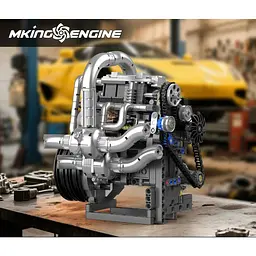 Конструктор Mould King Mking Двигун Koenig Supercar (10215) [161090] - мініатюра 4