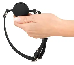 Кляп Bad Kitty Naughty Toys Gag М 4 см чорний - мініатюра 5