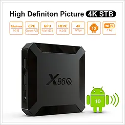 X96Q 2/16Gb Allwinner H313, Смарт ТВ приставка медіаплеєр Android 10 - мініатюра 6