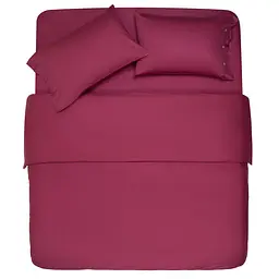 Простирадло Ardesto Mix & Match сатин 240x260 см бордове (ART2426FSR) - мініатюра 4