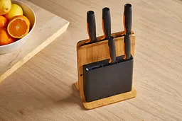 Набір кухонних ножів з бамбуковим блоком Fiskars Functional Form ™ 5 шт 1057552 - мініатюра 13
