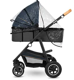 Універсальна коляска 2 в 1 Lionelo Amber 2 Blue Navy, темно-синя (LO-AMBER BLUE NAVY (2in1)) - мініатюра 5