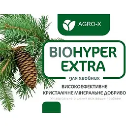 Мінеральне добриво Agro-x Biohyper extra Біохайпер Екстра для хвойних 100 г (47584) - мініатюра 2