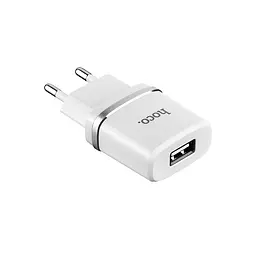 Блок живлення Hoco C11 1 USB-порт 1 Адаптер мережевий білий