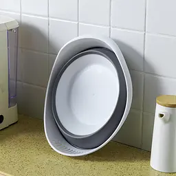 Друшляк складаний MBM My Home KP-75 біло-сірий 3.6 л  (KP-78 WHITE/GRAY) - мініатюра 5