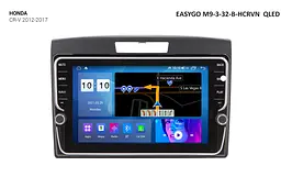 Штатна автомагнітола EasyGo M9-3-32-B-HCRVN QLED Honda CR-V 2012-2017