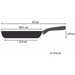 Сковорода Tefal Hard Stone 28 см (D4560632) - мініатюра 3