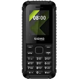 Мобільний телефон Sigma mobile X-style 18 Track, чорний, 2 Mini-SIM, дисплей 1.77" кольоровий (128x160), моноблок