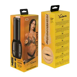 Мастурбатор Kiiroo Feel Victoria June Mouth Stroker PBC, сумісний з PowerBlow і Keon - мініатюра 6
