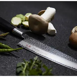 Японський ніж Santoku малий Suncraft Senzo Classic (SZ-03) - мініатюра 3