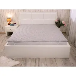 Наматрацник Руно Grey White силіконовий на резинці 120х190 см (823.52СУ_Grey White) - мініатюра 2