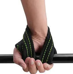 Силові ремені RDX Gym Lifting 8 Figure Straps Army Green S (WAC-W8AGN-S) - мініатюра 3