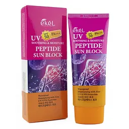 Солнцезащитный крем Ekel UV PEPTIDE AMPULE SUN BLOCK с пептидами