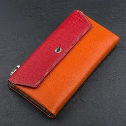 Гаманець жіночий ST Leather 18406 (SB42-2) багатофункціональний червоний