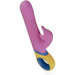 Вібратор-кролик PMV20 Dolphin Vibrator Ротація стовбура подвійна стимуляція - мініатюра 7