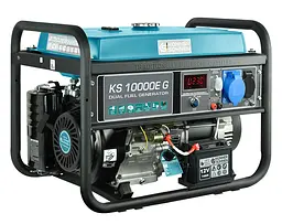 Генератор бензиновий газ/бензин Konner&Sohnen 7.5/8 кВт KS 10000E G - мініатюра 3